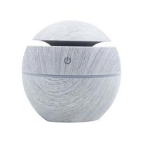 USB Imitacinio medžio ultragarsinis oro drėkintuvas Mini elektrinis aromato difuzorius Eterinių aliejų aromaterapija Vėsios dulksnos gamintojas miegamajam white