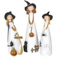 Halloween Witch Resin Statue Desktop Ornament Home Resin Statue Super Halloween Cute Decorative Decor Witch Crafts Decorati