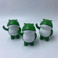 3Pcs Set Resin Handicrafts for Small Frogs, Outdoor Courtyard Pranks, Funny Frogs, Home Decor Ornaments