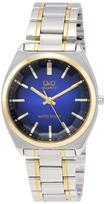 [Citizen Q&Q] Watch Analog Waterproof Metal Band QB78-412 Men's Blue