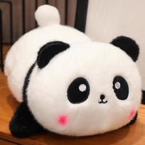 New Cartoon Animal Little Panda Doll Creative Corgi Doll Rag Doll Kitten Plush Toy 26cm white