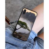 iPhone16 mobile phone case Mountain, forest, fog landscape mobile phone case is sent on behalf of others, painted anti-drop for anti-drop. iPhone 11