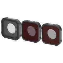 Junestar 3 in 1 Action Camera Filter Replaceable Lens Cover CPLND8ND16 for GOPRO HERO9