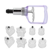Body Therapy Cupping Set Pain Relief Massage Vacuum Suction Cupping Cup Tool Kit white