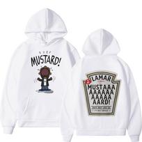 Rap Artist Pattern Hoodie, Retro Hip-hop Clothing Pullover, Men's and Women's Fashionable Casual Long Sleeved Sweatshirt S