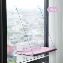 20KG Pet Cat Hammock Hanging Cat Bed Bearing Comfortable Cat Sunny Window Seat Mount Kitten Climbing Frame Pet Accessories 35cmX55cm white