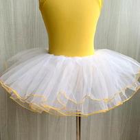 Nauja vaikų tiulio sijonėlis: Tinklinis baleto tutu pasirodymams ir princesės persirengimui XL (1.5-1.65m height)
