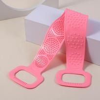 Silicone Exfoliating Bath Towel: Durable Back Scrubber for Men & Women Bulk green