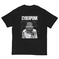 230 Gsm 100% Cotton Cyberpunk T Shirt For 90S Gaming Vintage Gaming Retro Cyberpunk Vintage Rpg Retro Gaming Role Playing Game Fans XXS juoda