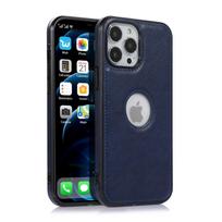 Sienas kertantis odinis iPhone 15 Pro Max/16 dėklas su tuščiaviduriu dizainu 7 Plus/8 Plus raudona