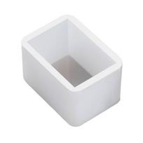 Epoxy Resin Mold DIY Crystal Silicone Resin Molds Geometric Square Rectangular Round Shape Mold Desktop Decoration 12 gray
