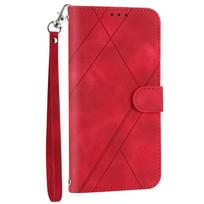Dirželis Virvelė Odinė Piniginė Telefono Dėklas iPhone 15 14 13 12 11 Pro XS Max XR X SE2022 8 7 Plus Atlenkiamas Kortelių Skyrius Galinis Dangtelis For Iphone 14Pro Max red