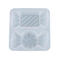 Sugar Candy Shaped Silicone Resin Molds UV Resin Molds DIY Handcraft Jewelry Accessories Jewelry Moulds Resin Silicone Mold white
