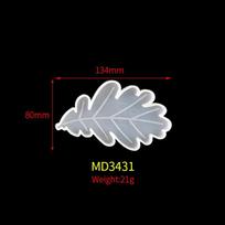 Christmas Table Decoration DIY Handmade Leaf Coaster Mold Christmas Series Crystal Epoxy Mold Resin Maple Leaf Silicone Molds MD3431 gray