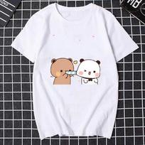 Bubu Dudu High Quality EU Size T Shirt Funny Anime Unisex Top Graphic Comic Unisexga Unisex Summer Clothes 80024 S