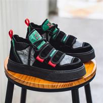 Men's Autumn Sneakers Skateboard Men's Sneakers Loafers Sports and Leisure Shoes for Men Thick Bottom Non-Slip Wear-resistant 39 juoda pilka spalva