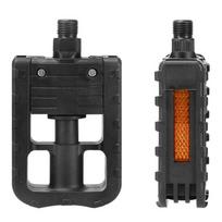 1 pair of Bicycle Platform Pedals  Bicycle Pedal Footboard with Reflector Riding Accessories for Folding Bike 1 pair juoda