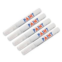12pcs/set White Waterproof Rubber Permanent Paint Marker Supplies Pen Car Tyre Tread Environmental Tire Painting Writing Pens 12 Pcs white