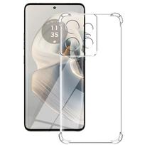 For Moto Edge 50 Pro Case Clear Shockproof Silicone Soft Phone Case For Moto Edge50Pro Back Cover on Motorola Edge 50 Pro Funda For Moto Edge 50 Pro white