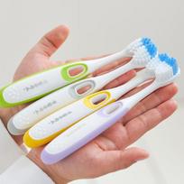 Gyvenimo Dirbtuvės Didelės Talpos Vaikų Dantų Šepetukas 24 vnt. Children's Toothbrush 24P beige