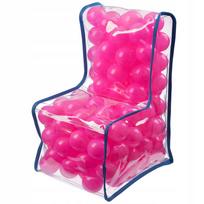 KADAX Children's Chair Balls Pastel 56cm barbie rožinė spalva