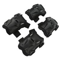 Knee Pad Elbow Pads Guards Adjustable Impact Resistant Ergonomic Outdoor Safety Supplies for black