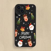 Kalėdų Senelis Elnias Sniego Senis Kalėdinis Telefono Dėklas Samsung Galaxy S25 S24 S23 Ultra S22 Plus S21 FE A16 A14 A13 A54 A33 Minkštas Viršelis For Samsung S24