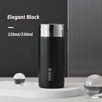 220ml/330ml 316 nerūdijančio plieno nešiojamas vakuuminis termosas-gertuvė, dvigubų sienelių termosas kavai, vandeniui, naudojimui biure ir lauke 220ml