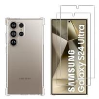 Shockproof Case for Samsung Galaxy S24 ULTRA and 2 Tempered Glass Screen Protectors Phonillico® skaidri