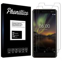 Tempered Glass NOKIA 6.1 2018 - [Pack 2] Ultra Resistant Screen Protector Glass Film [Phonillico®]