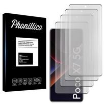 Tempered Glass for Xiaomi Poco X7 5G [Pack 4] Screen Protector Film Phonillico® skaidri