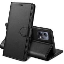 Case for Xiaomi Redmi Note 12 5G - Black Wallet Flap Magnetic Flip Card Storage Phonillico® juoda