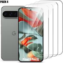 Protection d'écran - Google - Pixel 9 Pro XL - Verre Trempé - Pack de 4 - Résistant aux rayures