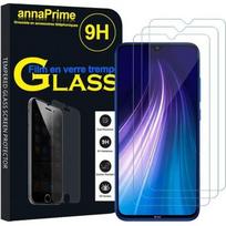 Pour Xiaomi Redmi Note 8 6.3 : Lot - Pack de 3 Films de protection écran Verre Trempé