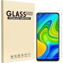 Protecteur d'écran - Xiaomi - Redmi Note 9 - Verre trempé - Résistant aux rayures - Jaune