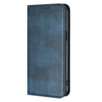 For OPPO Realme GT7 Pro GT6T GT6 GT5 GT3T GT3 Luxury Retro Leather Magnetic 2 Visa Cards Holder Shockproof Wallet Flip Cover Realme GT7 Pro tamsiai mėlyna spalva