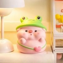 Dudu Piggy Bank with Rubber-resistant Piggy Bank with Large Capacity Study Decoration for Children's Toys