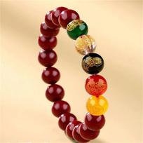 Bracelet Jade Inlay Craft Adjustable Buckle Bell Bracelet Chakra Meditation Attract Wealth One Size
