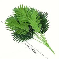 Tropiniai dirbtiniai žali augalai 12/18 saulėgrąžų galvučių, dirbtinė palmė namų dekoravimui, dirbtinis medis, dirbtinis augalas black