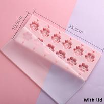 Multi Style Animal Lollipop Silicone Mold Porous Flower Cheese Stick DIY Chocolate Candy Jelly Making Set Cake Decor Mould Gifts white