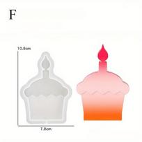 Digital Decorative Ornament Candle Holder Gypsum Mold DIY Silicone Mold F