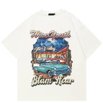 Streetwear Juokingi Grafiniai Marškinėliai Medvilniniai Marškinėliai Unisex Viršūnės Vasariniai Marškinėliai Trumpomis Rankovėmis S balta
