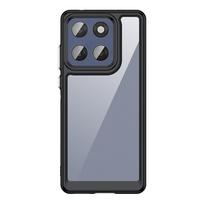 Dėklas dangtelis Motorola Moto Edge 60 Fusion Naujo telefono galinis skaidrus permatomas dėklas Moto Edge 60 Fusion Motorola Edge 60 Fusion juoda