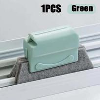 Langų griovelių valymo šluostė Virtuvės valymas Langų valymo šepetys Langų lizdų valiklis Šepetys Valykite langų plyšių valymo įrankis Green 1PC