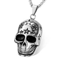 Hip-Hop Trend Nightclub Hip-Hop Necklace Titanium Steel Men'S And Women'S Long T-Shirt Sweater Chain Pendant beige