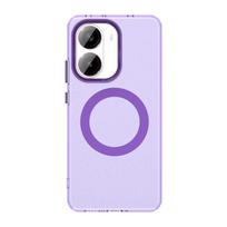 For Poco X7 Pro Case Cover Poco X7 Pro Capas Bumper Phone Back Colour Wireless Charging Magnetic Matte Fundas Xiaomi Poco X7 Pro For Poco X7 Pro violetinė