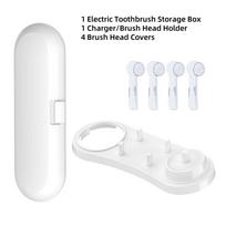Electric Toothbrush Travel Case Fit for Oral B Electric Toothbrush Portable Storage Box Toothbrush Holder and Brush Head Stand