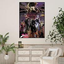 Anime JoJo keisti nuotykiai Plakato spaudiniai Sienos lipdukas Tapyba Miegamojo Svetainės Dekoras Biuro Namų Lipnusis 21cm×30cm NoFrame black