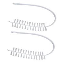 2/3/4/5 vnt. skalbimo mašinos šepetys 360 laipsnių lankstomas dizainas daugiafunkcis daugkartinio naudojimo buitinis valymo šepetys 2pcs white