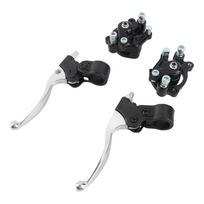 Handle Grips Kill OnOff Switch Throttle Brake Levers Kit for 47cc 49cc Mini Motorcycle Dirt Bike